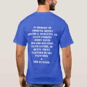 Chemoの武装した忍者 Tシャツ (裏面)