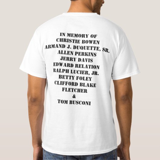 Chemoの武装した忍者 Tシャツ (裏面)