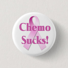 Chemoは乳癌ボタンを吸います 缶バッジ