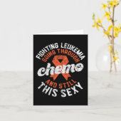 Chemoを介して行く白血病との闘いはまだS カード (黄色い花)