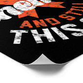 Chemoを通過する白血病まだこのY癌 ポスター (角)