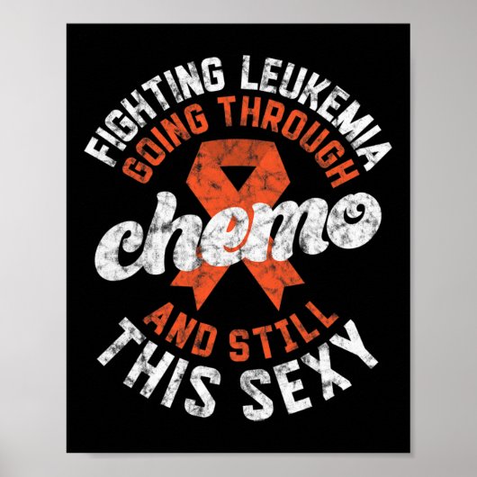 Chemoを通過する白血病まだこのY癌 ポスター (正面)