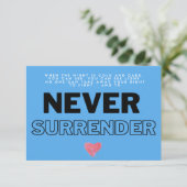 Chemoカード – 懸命時間の勇気付けられるの単語 招待状 (スタンド正面)