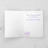 Chemoサポートフレンド最高のフラワー カード (内部)