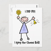 Chemo Bell – 女性ゼネラルガン ポストカード (正面/裏面)