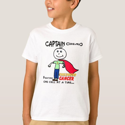 Chemo Childhood Cancer Support大尉 Tシャツ (正面)