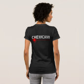 ChemRex (女性、赤いレーザー) Tシャツ (裏面フル)