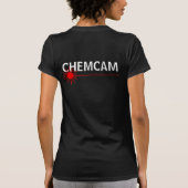 ChemRex (女性、赤いレーザー) Tシャツ (裏面)