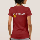 ChemRex (女性、黄色いレーザー) Tシャツ (裏面)