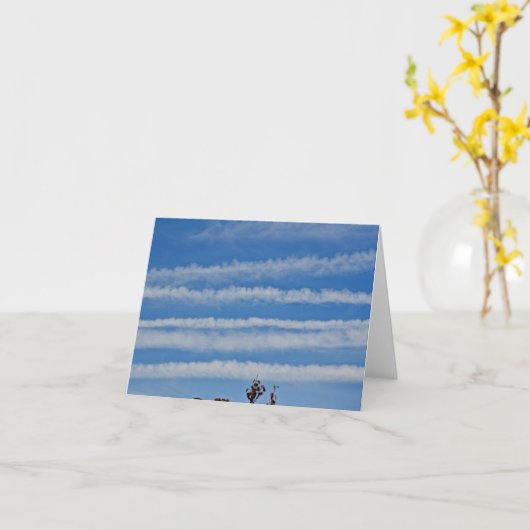 Chemtrail Notecard カード (黄色い花)