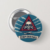 Chemtrail Pin 缶バッジ (正面&裏面)
