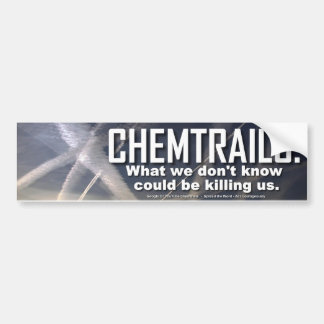 Chemtrailsのバンパーステッカー バンパーステッカー