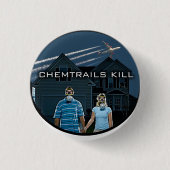 CHEMTRAILSの殺害 缶バッジ (正面)