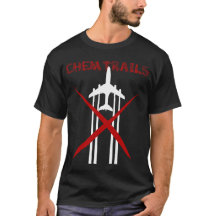 Chemtrailsは間違った暗いTシャツです