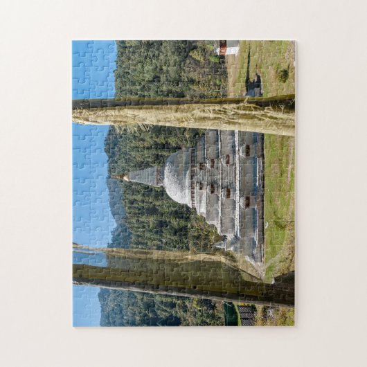 Chendebji Chortenブータン、ヒマラヤ、アジア ジグソーパズル (縦)