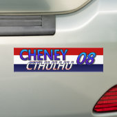 Cheney Cthulhu 08のステッカー バンパーステッカー (車上)