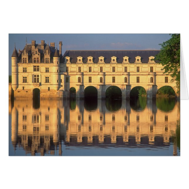 Chenonceauシャトー、River Cher、Loir-et-Cher、 (正面横)