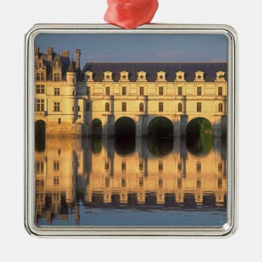 Chenonceauシャトー、River Cher、Loir-et-Cher、 メタルオーナメント (正面)