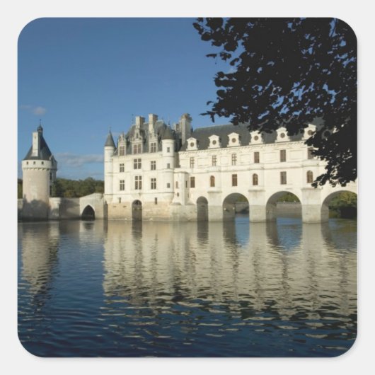 Chenonceau Chatau, River Cher, Loir-et-Cher, 2 スクエアシール (正面)
