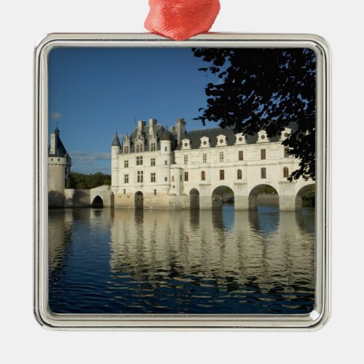 Chenonceau Chatau, River Cher, Loir-et-Cher, 2 メタルオーナメント (正面)