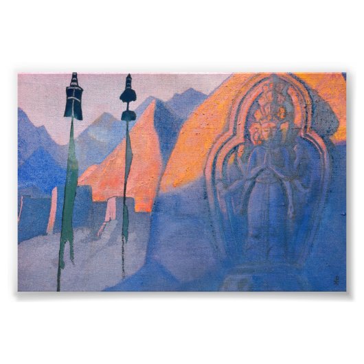 Chenrezi by Nicholas Roerich フォトプリント (正面)