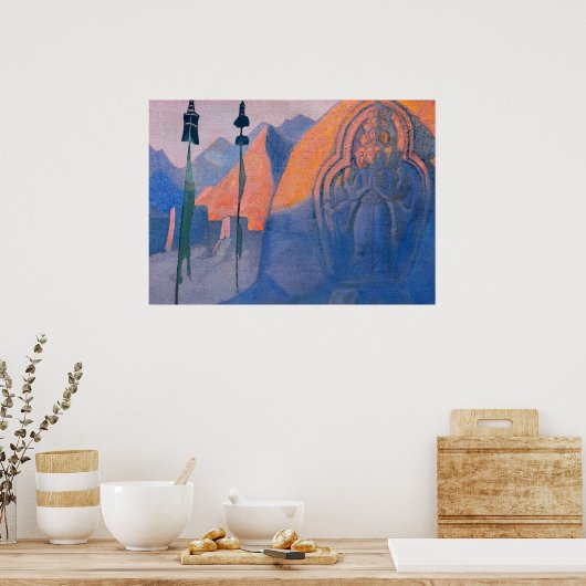 Chenrezi by Nicholas Roerich ポスター (キッチン)