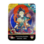 Chenrezing Buddha, Heruka & Tibet /Darma マグネット (縦)