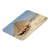 Cheopsののまわりにピラミッドの観察プラットフォーム マグネット (左側)