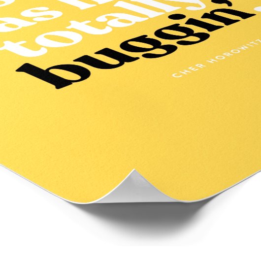 Cher Horowitz - Clueless – 私は ポスター (角)