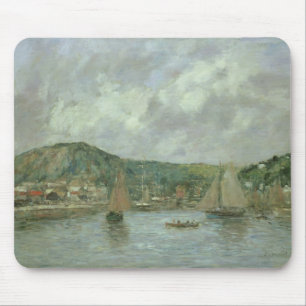 Cherbourg 1883年(キャンバスの油) マウスパッド