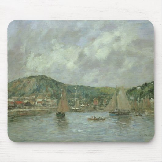 Cherbourg 1883年(キャンバスの油) マウスパッド (正面)