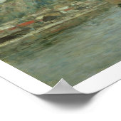 Cherbourg, 1883 (油・オン・キャンバス) ポスター (角)