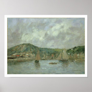 Cherbourg, 1883 (油・オン・キャンバス) ポスター
