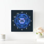 Cherenkovの放射 スクエア壁時計 (ホーム)