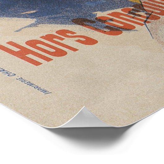 Cheret Jules, Papier a Bigco, 1895 ポスター (角)