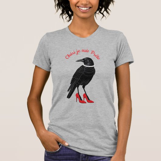 Chéri je suis Prête Tシャツ (正面)