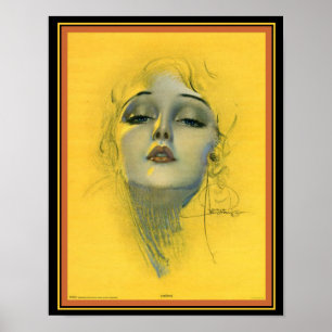"Cherie"デコプリント- Rolf Armstrong (1929) 11 x 14 ポスター