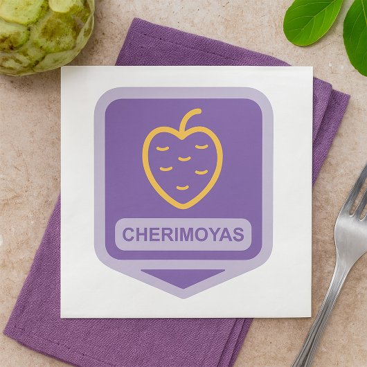 Cherimoya Fruitユニーク Graphicカスタマイズ可能 スタンダードランチョンナプキン