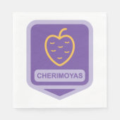 Cherimoya Fruitユニーク Graphicカスタマイズ可能 スタンダードランチョンナプキン (正面)