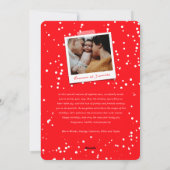 Cherish Every Little Momentアーチタイポグラフィ写真 シーズンカード (裏面)