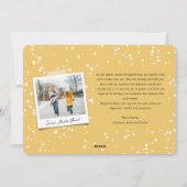 Cherish Every Momentはっきりしたクラシックタイポグラフィ写真 シーズンカード (裏面)