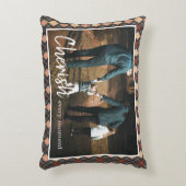 Cherish Every Moment引用文ファミリーフォト アクセントクッション (正面(垂直))