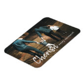 Cherish Every Moment引用文ファミリーフォト マグネット (左側)