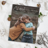 Cherish every moment 2 photo Holiday Christmas カード