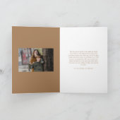 Cherish every moment 2 photo Holiday Christmas シーズンカード (内部)