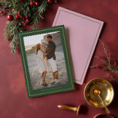 Cherish Joyful Memoriesの波状の写モダン真ミニマル 箔シーズンカード