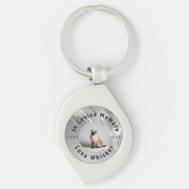 Cherished Cat Photo Memory Frame Art キーホルダー