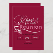 cherished Friends' Reunion Invitations 招待状 (正面/裏面)