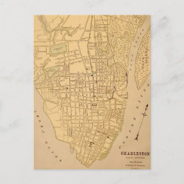 Cherleston SC Vintage Mapt Postcard ポストカード