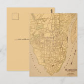 Cherleston SC Vintage Mapt Postcard ポストカード (正面/裏面)